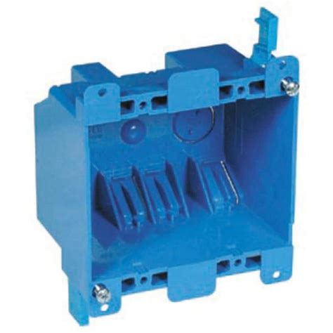 blue electrical box double gang to single gang reducer|Electrical Boxes: Junction Box, Outlet Box, Single Gang, 2 Gang.